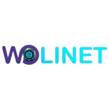 Wolinet company logo, a stylized letter W.